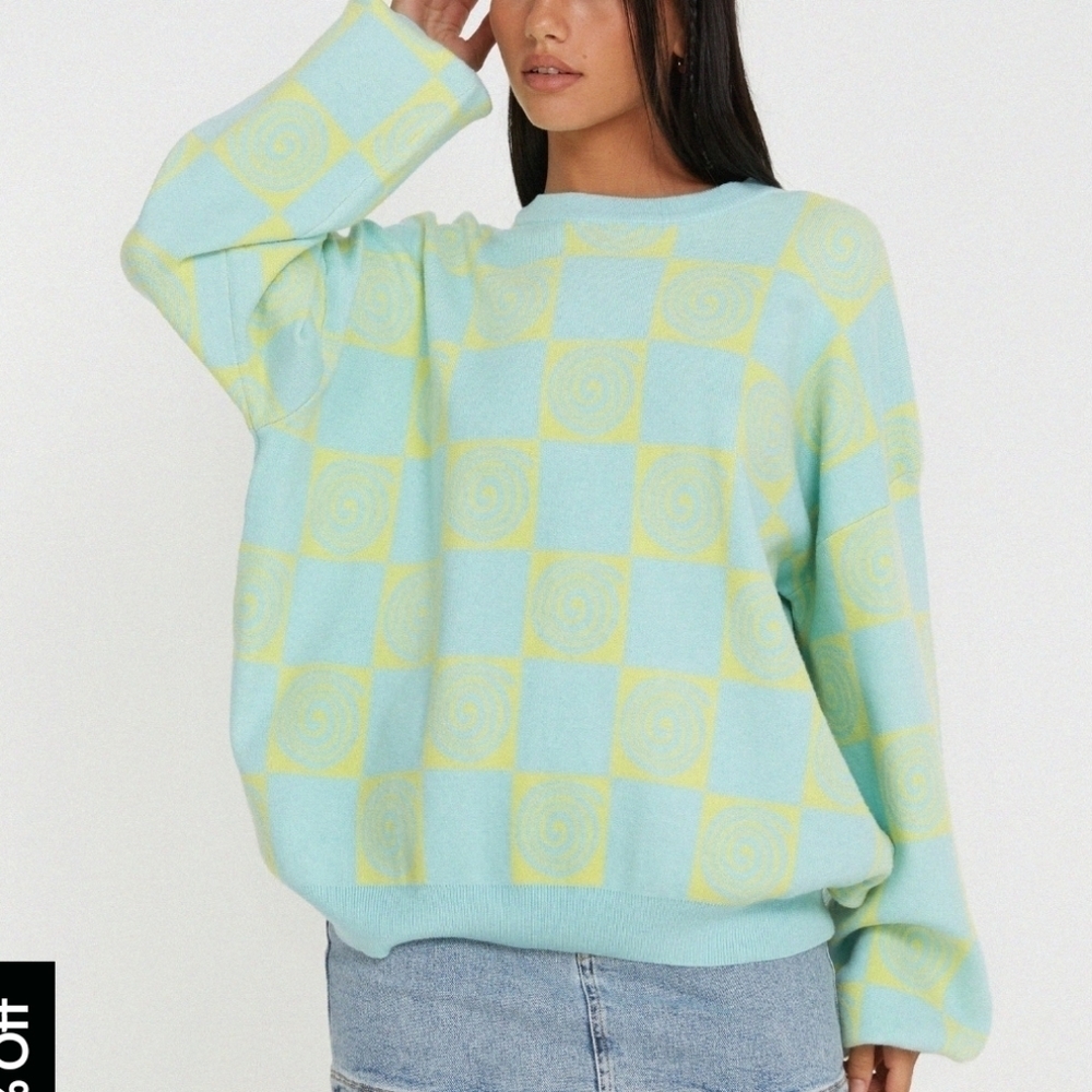 Akari JUMPER IN OPTIZ MAZE BLUE